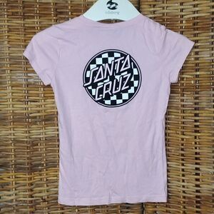 Santa Cruz Skateboards Pink T Shirt M